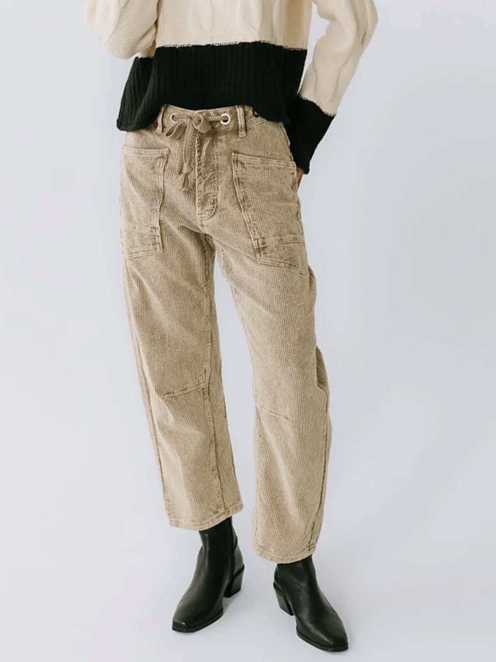 Bohme Corduroy Barrel Pants - Picture 2 of 5